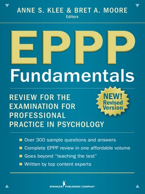 cover image of EPPP Fundamentals